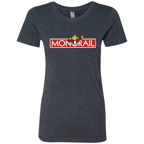 T-Shirts Vintage Navy / S Monorail Women's Triblend T-Shirt