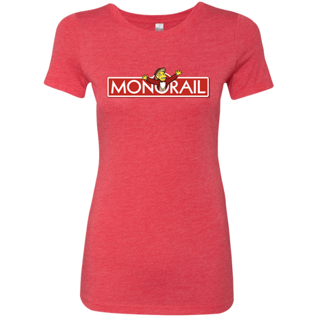 T-Shirts Vintage Red / S Monorail Women's Triblend T-Shirt