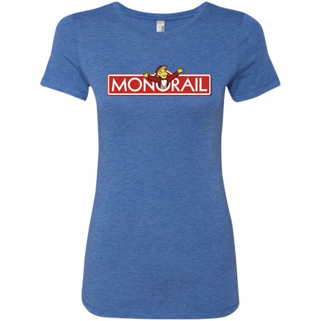 T-Shirts Vintage Royal / S Monorail Women's Triblend T-Shirt