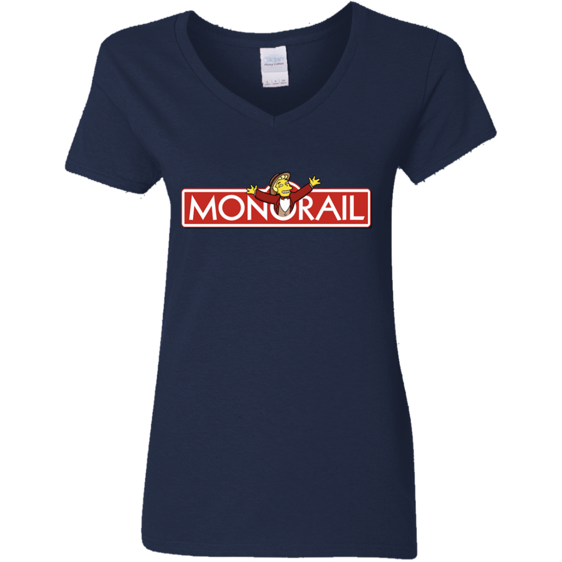 T-Shirts Navy / S Monorail Women's V-Neck T-Shirt