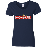 T-Shirts Navy / S Monorail Women's V-Neck T-Shirt