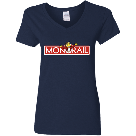 T-Shirts Navy / S Monorail Women's V-Neck T-Shirt