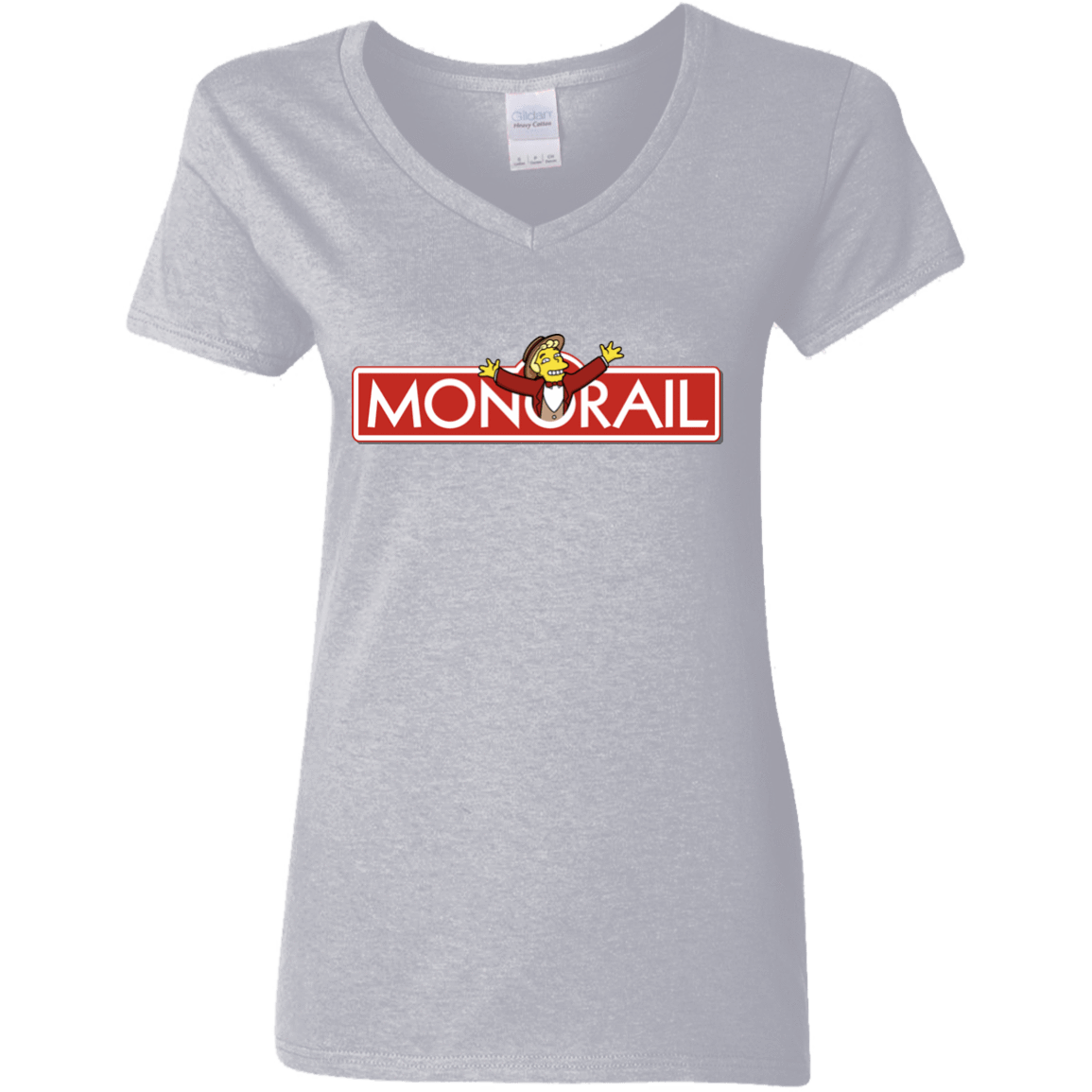 T-Shirts Sport Grey / S Monorail Women's V-Neck T-Shirt