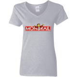 T-Shirts Sport Grey / S Monorail Women's V-Neck T-Shirt