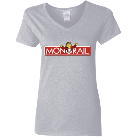 T-Shirts Sport Grey / S Monorail Women's V-Neck T-Shirt