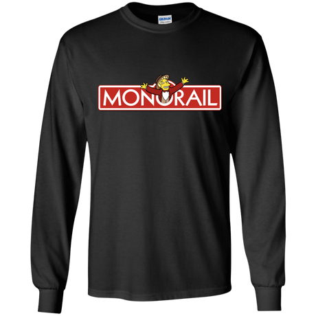 T-Shirts Black / YS Monorail Youth Long Sleeve T-Shirt