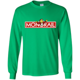 T-Shirts Irish Green / YS Monorail Youth Long Sleeve T-Shirt