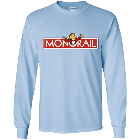 T-Shirts Light Blue / YS Monorail Youth Long Sleeve T-Shirt