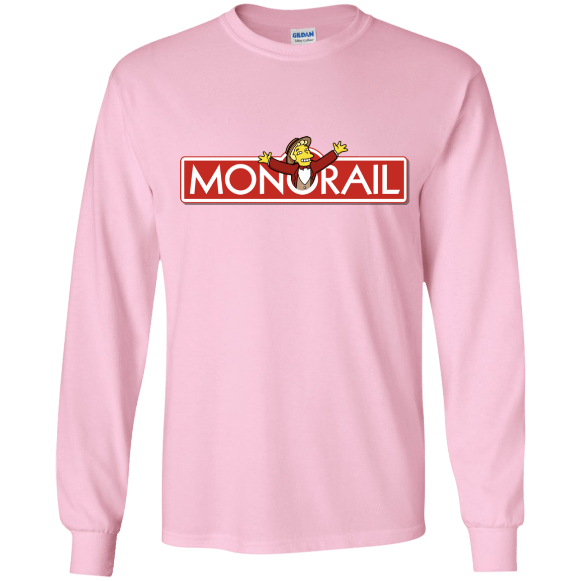 T-Shirts Light Pink / YS Monorail Youth Long Sleeve T-Shirt