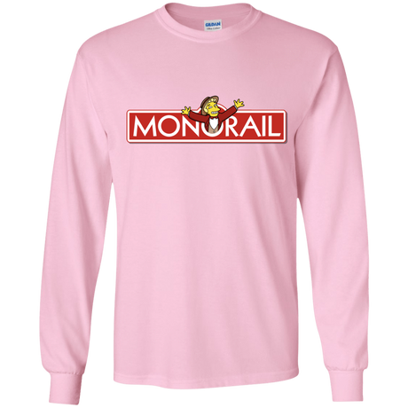 T-Shirts Light Pink / YS Monorail Youth Long Sleeve T-Shirt