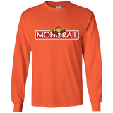 T-Shirts Orange / YS Monorail Youth Long Sleeve T-Shirt