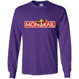 T-Shirts Purple / YS Monorail Youth Long Sleeve T-Shirt