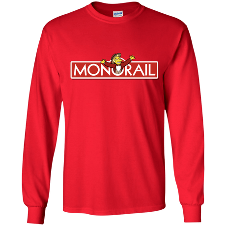 T-Shirts Red / YS Monorail Youth Long Sleeve T-Shirt