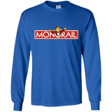 T-Shirts Royal / YS Monorail Youth Long Sleeve T-Shirt