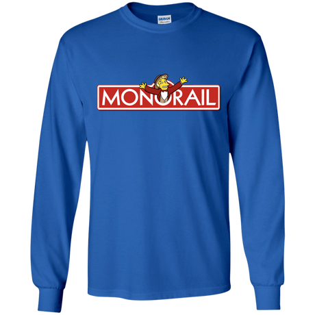 T-Shirts Royal / YS Monorail Youth Long Sleeve T-Shirt