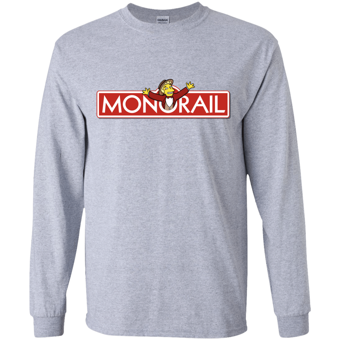T-Shirts Sport Grey / YS Monorail Youth Long Sleeve T-Shirt