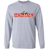 T-Shirts Sport Grey / YS Monorail Youth Long Sleeve T-Shirt