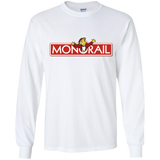 T-Shirts White / YS Monorail Youth Long Sleeve T-Shirt