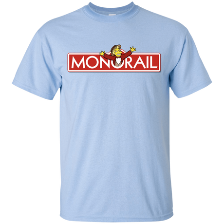 T-Shirts Light Blue / YXS Monorail Youth T-Shirt