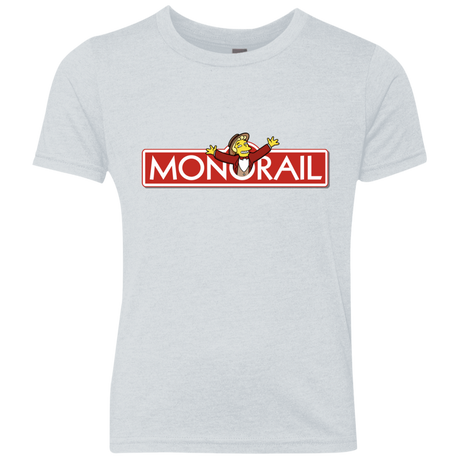 T-Shirts Heather White / YXS Monorail Youth Triblend T-Shirt