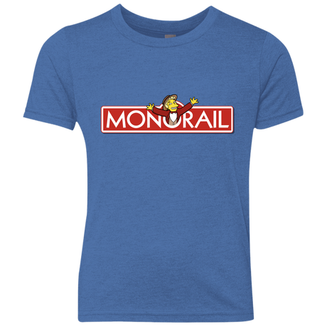 T-Shirts Vintage Royal / YXS Monorail Youth Triblend T-Shirt