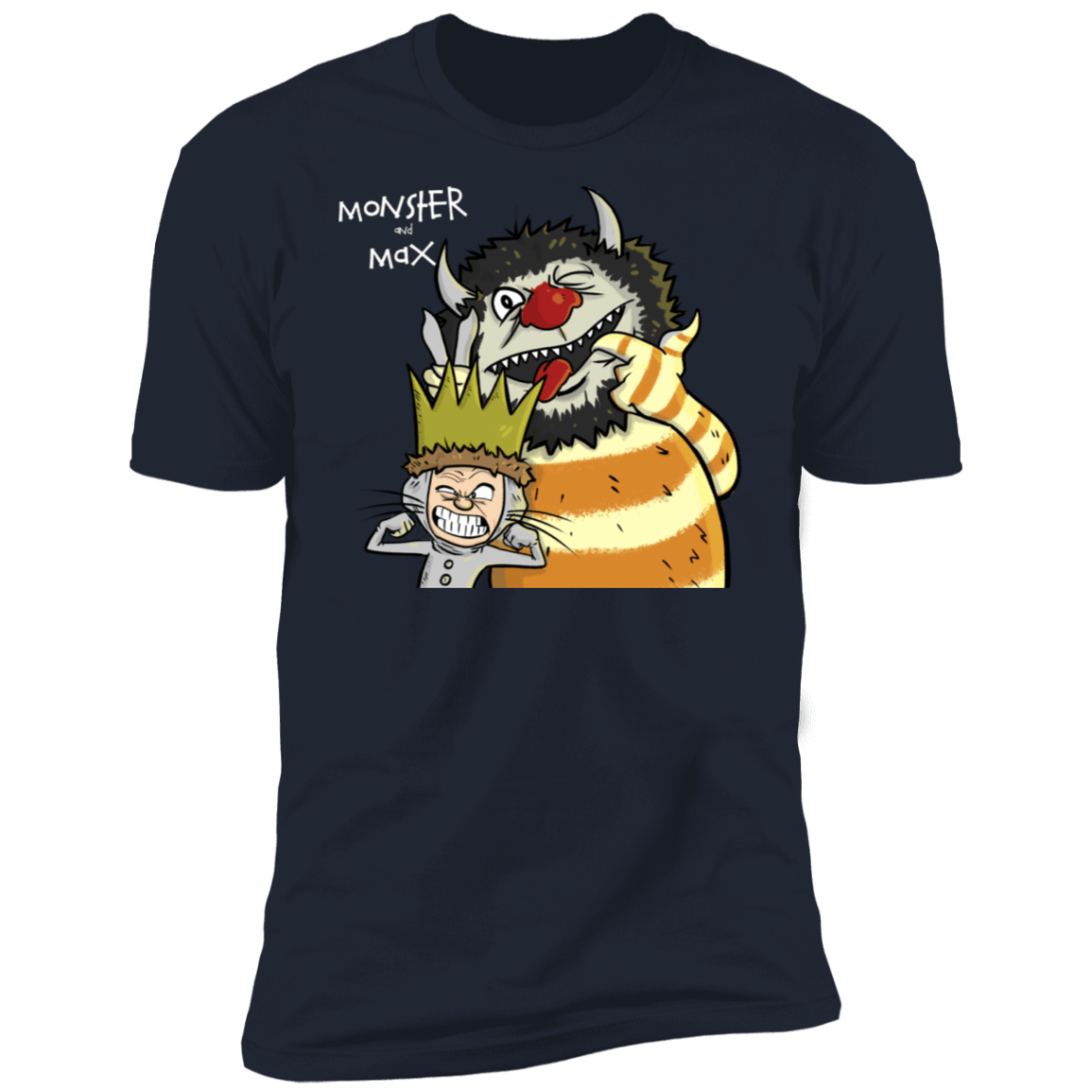 T-Shirts Midnight Navy / S Monster and Max Men's Premium T-Shirt