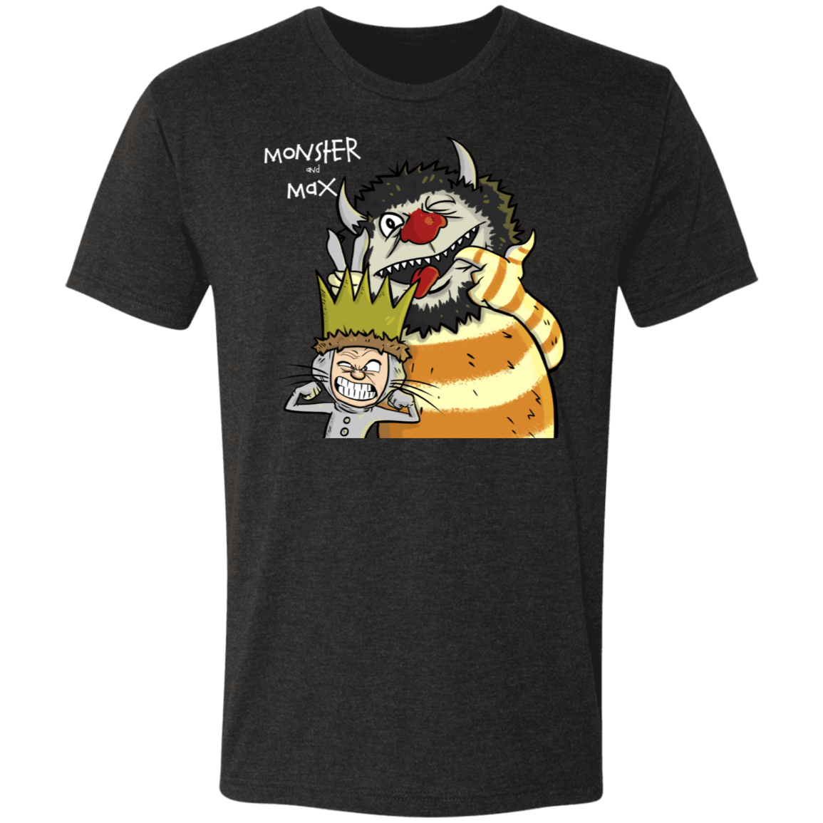 T-Shirts Vintage Black / S Monster and Max Men's Triblend T-Shirt