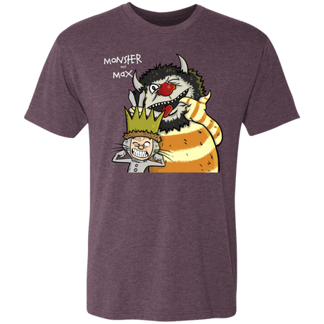 T-Shirts Vintage Purple / S Monster and Max Men's Triblend T-Shirt