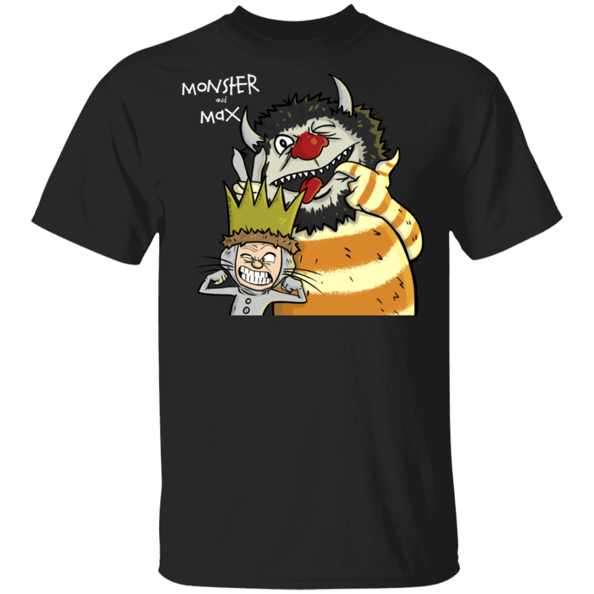 T-Shirts Black / S Monster and Max T-Shirt
