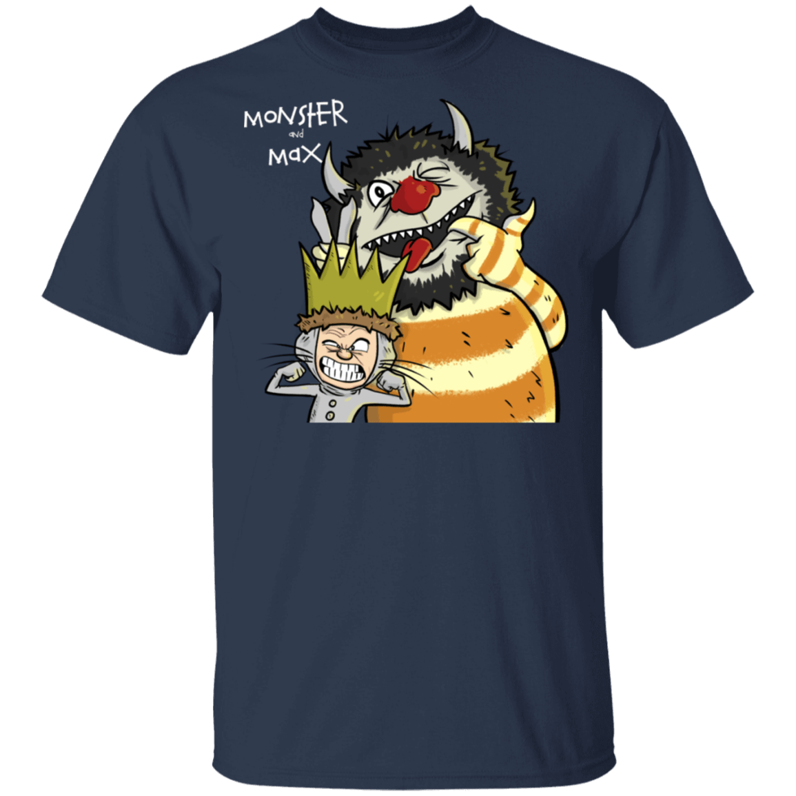 T-Shirts Navy / S Monster and Max T-Shirt