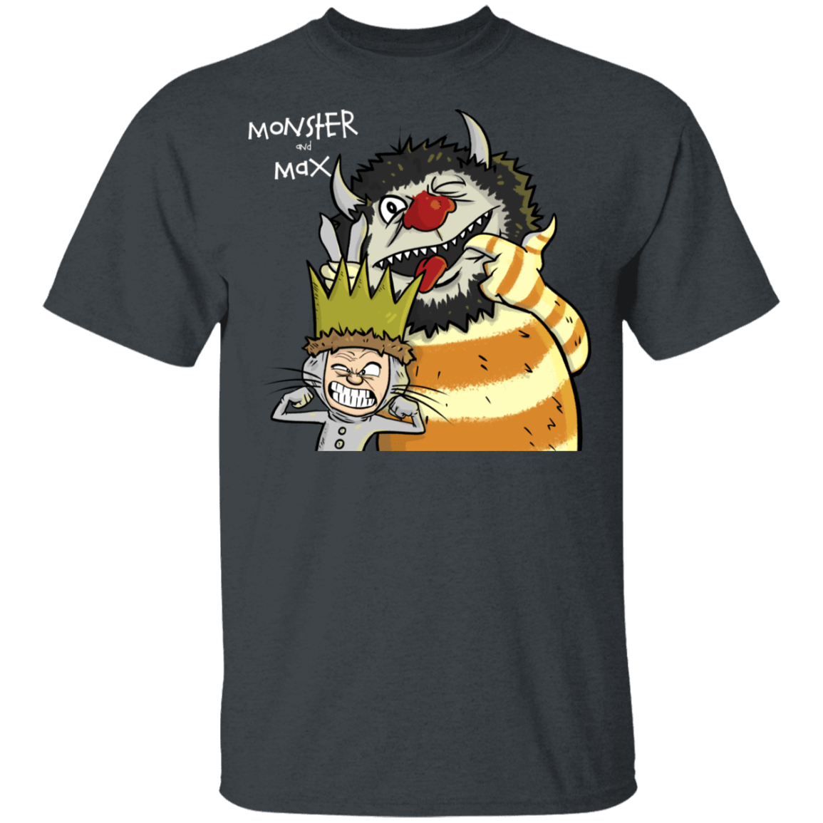 T-Shirts Dark Heather / YXS Monster and Max Youth T-Shirt