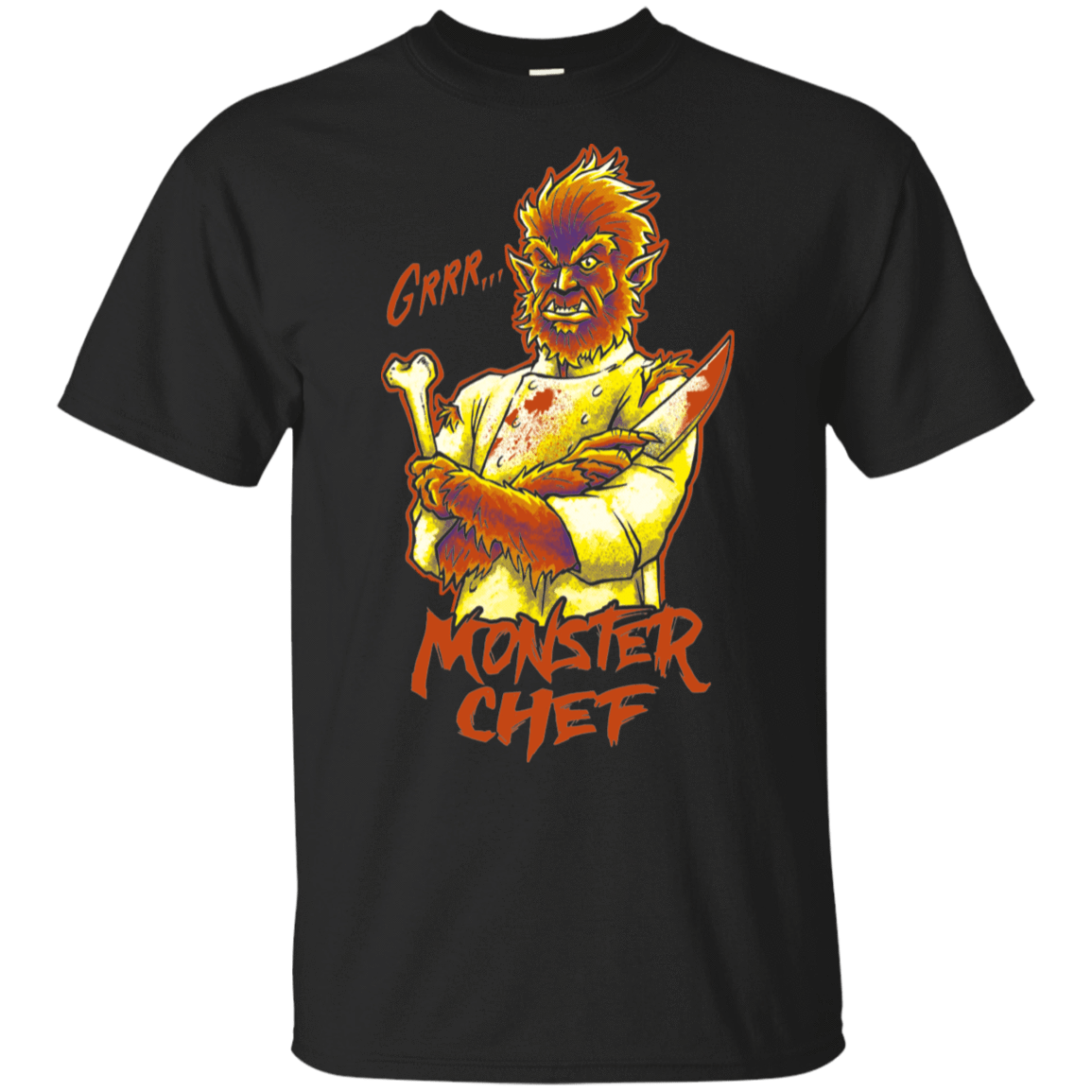 T-Shirts Black / S Monster Chef T-Shirt