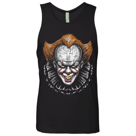 T-Shirts Black / Small Monster Clown Men's Premium Tank Top