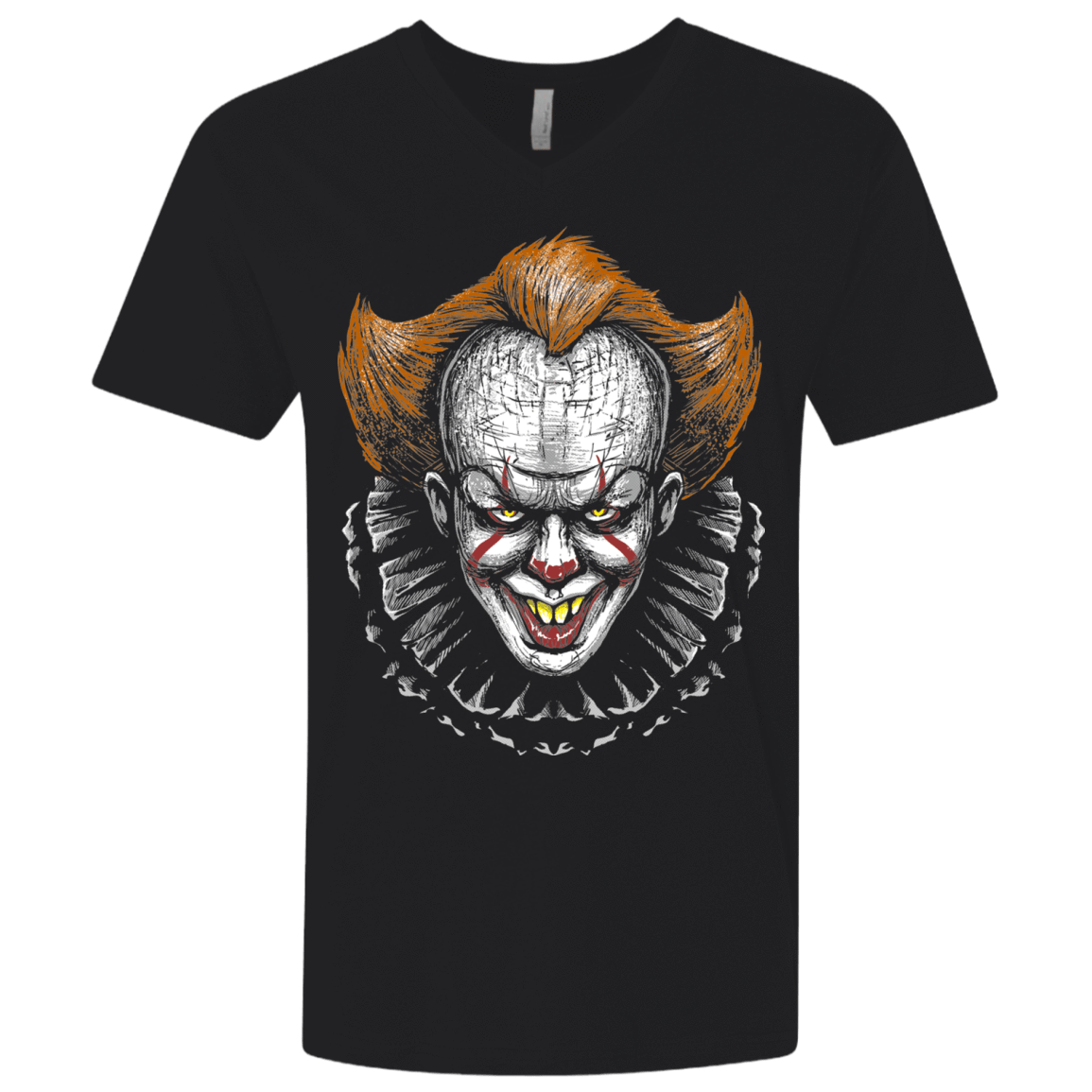 T-Shirts Black / X-Small Monster Clown Men's Premium V-Neck