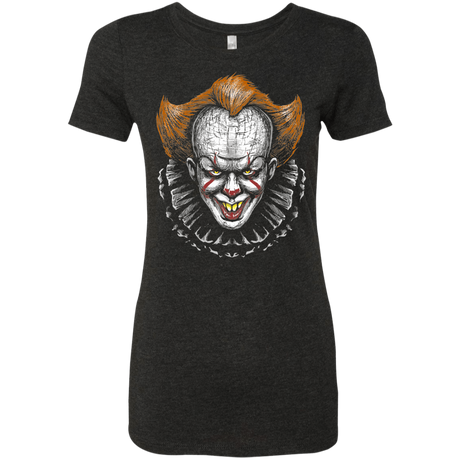 T-Shirts Vintage Black / Small Monster Clown Women's Triblend T-Shirt