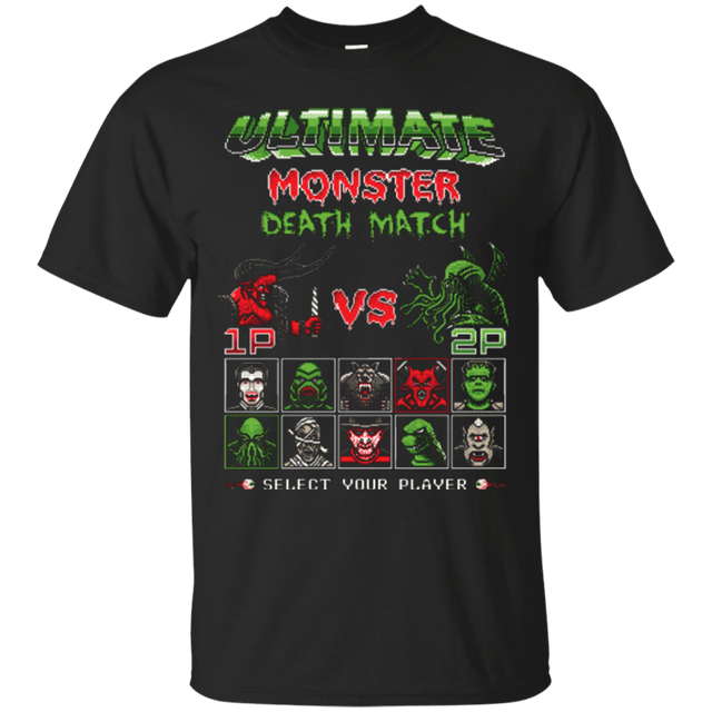 T-Shirts Black / Small Monster Death Match T-Shirt
