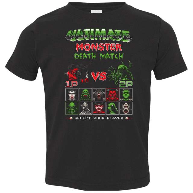 T-Shirts Black / 2T Monster Death Match Toddler Premium T-Shirt