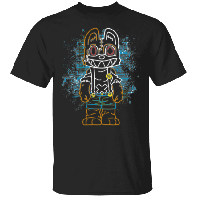 T-Shirts Black / S Monster Furry Neon T-Shirt