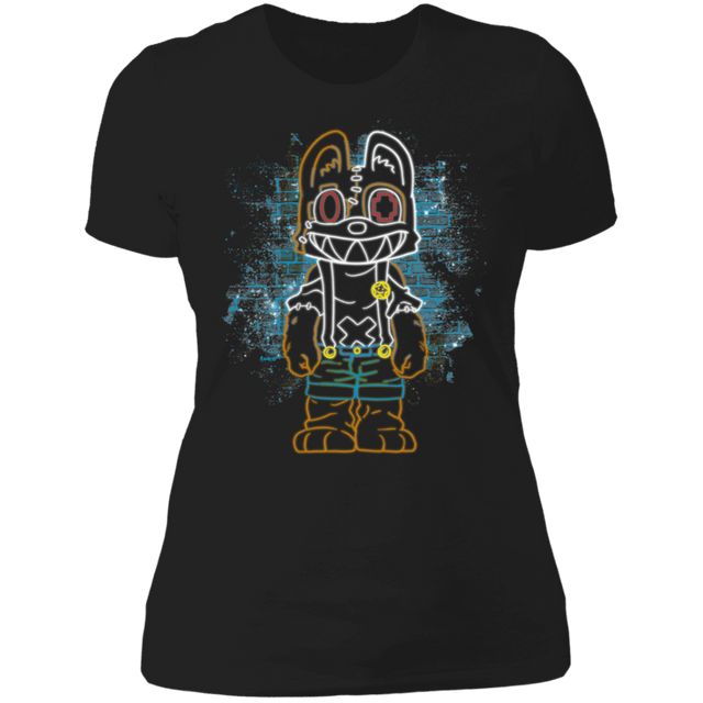 T-Shirts Black / X-Small Monster Furry Neon Women's Premium T-Shirt