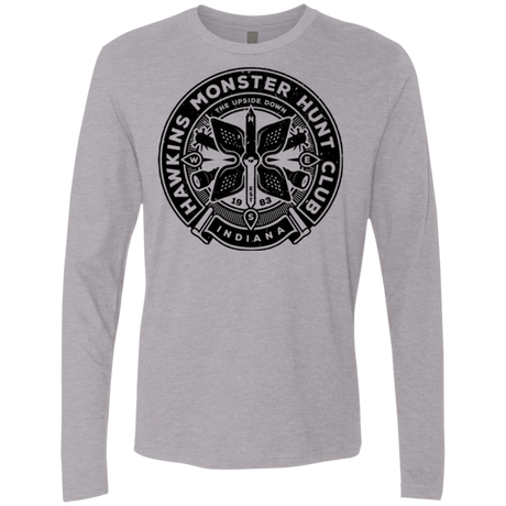 T-Shirts Heather Grey / Small Monster Hunt Club Men's Premium Long Sleeve