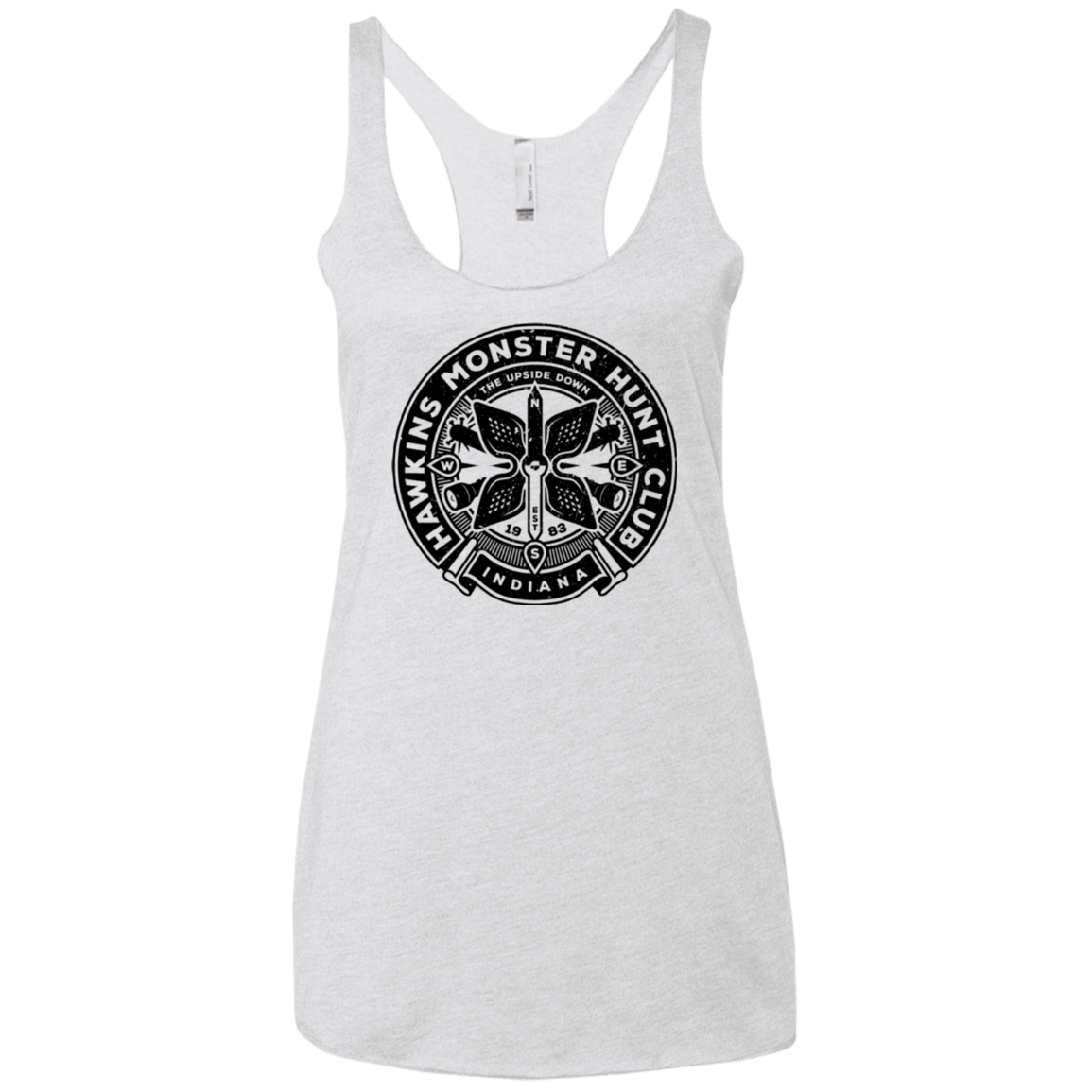 T-Shirts Heather White / X-Small Monster Hunt Club Women's Triblend Racerback Tank