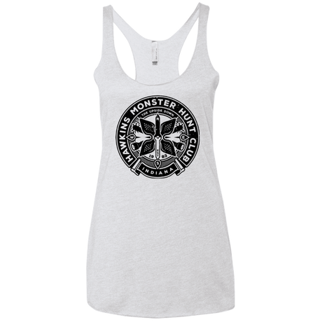 T-Shirts Heather White / X-Small Monster Hunt Club Women's Triblend Racerback Tank