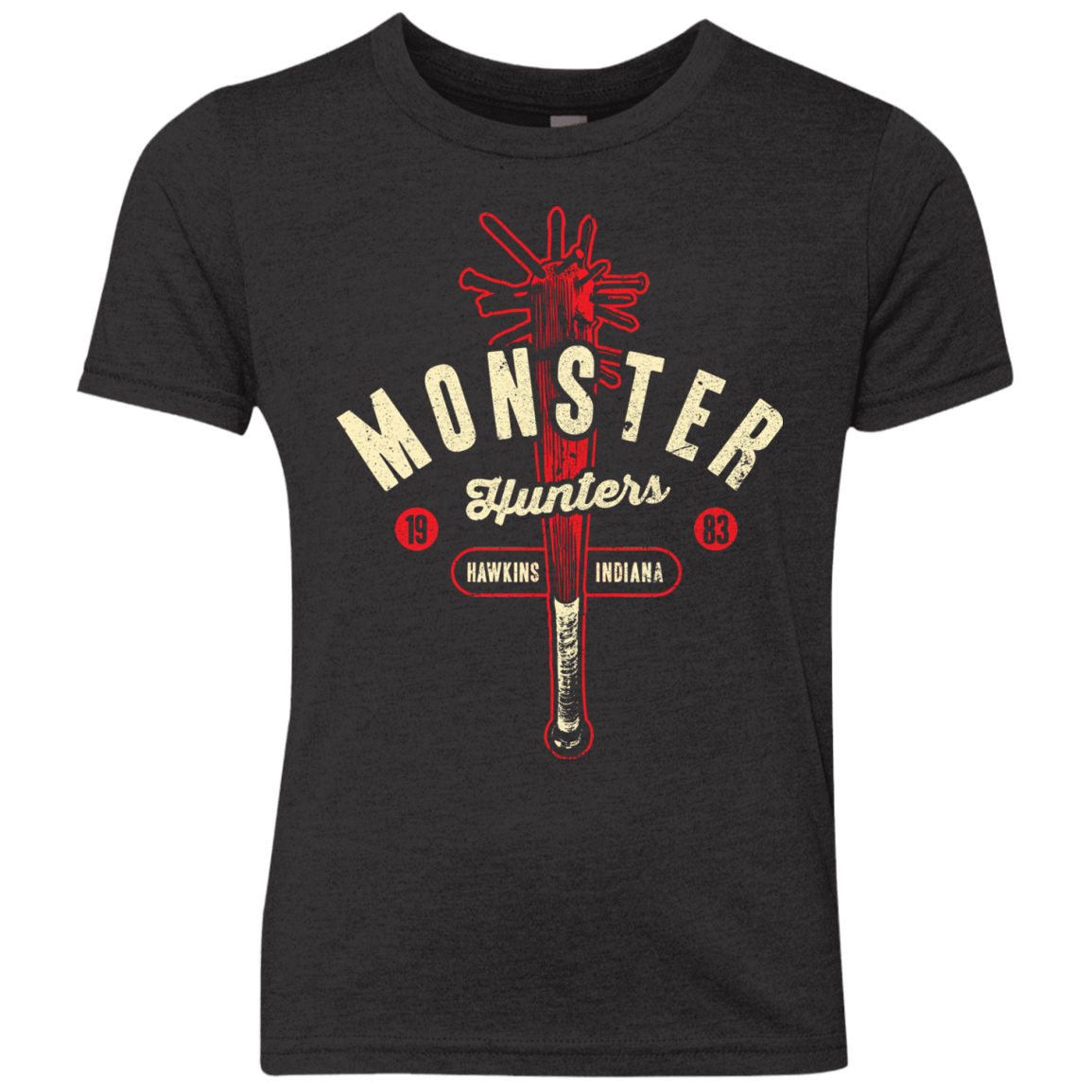 T-Shirts Vintage Black / YXS Monster Hunters 83 Youth Triblend T-Shirt