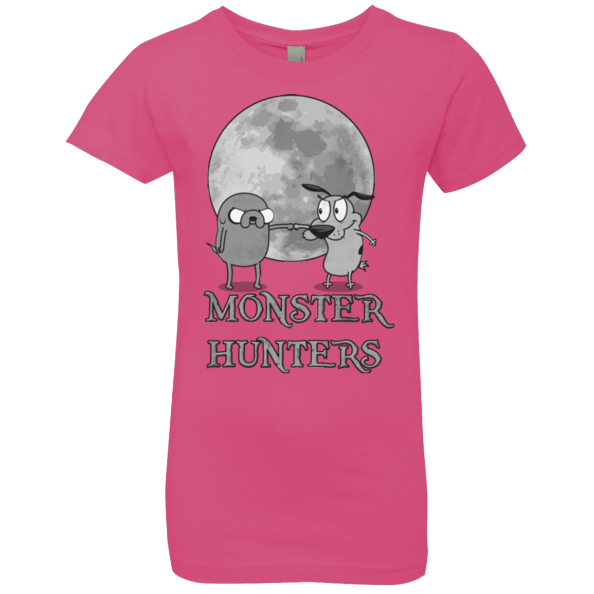 T-Shirts Hot Pink / YXS Monster Hunters Girls Premium T-Shirt