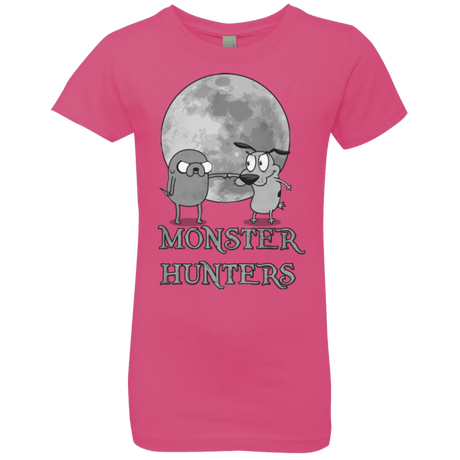 T-Shirts Hot Pink / YXS Monster Hunters Girls Premium T-Shirt