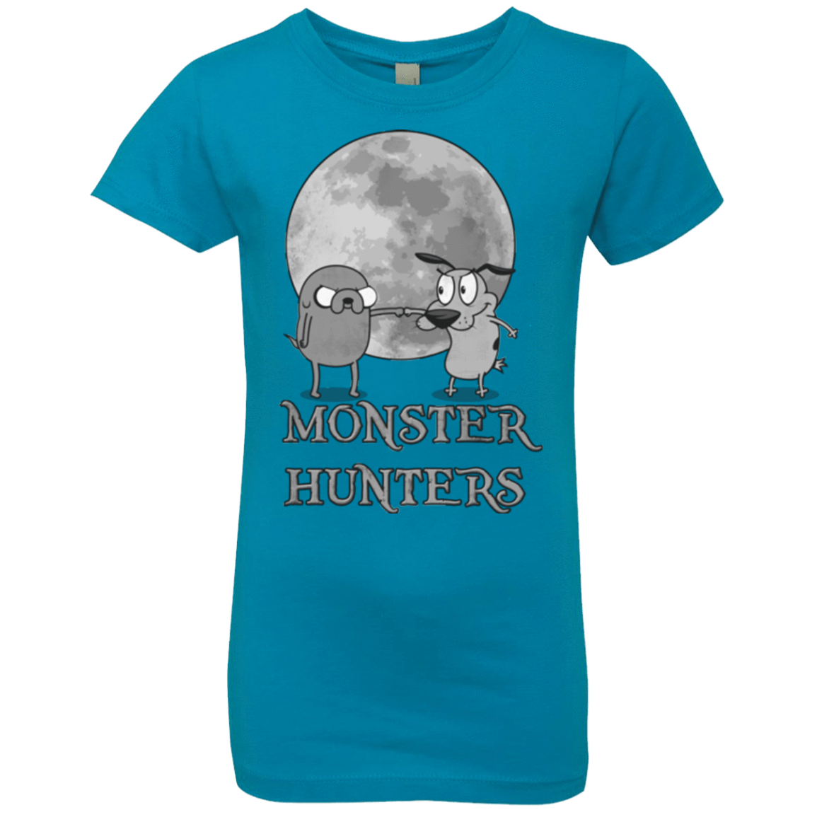 T-Shirts Turquoise / YXS Monster Hunters Girls Premium T-Shirt