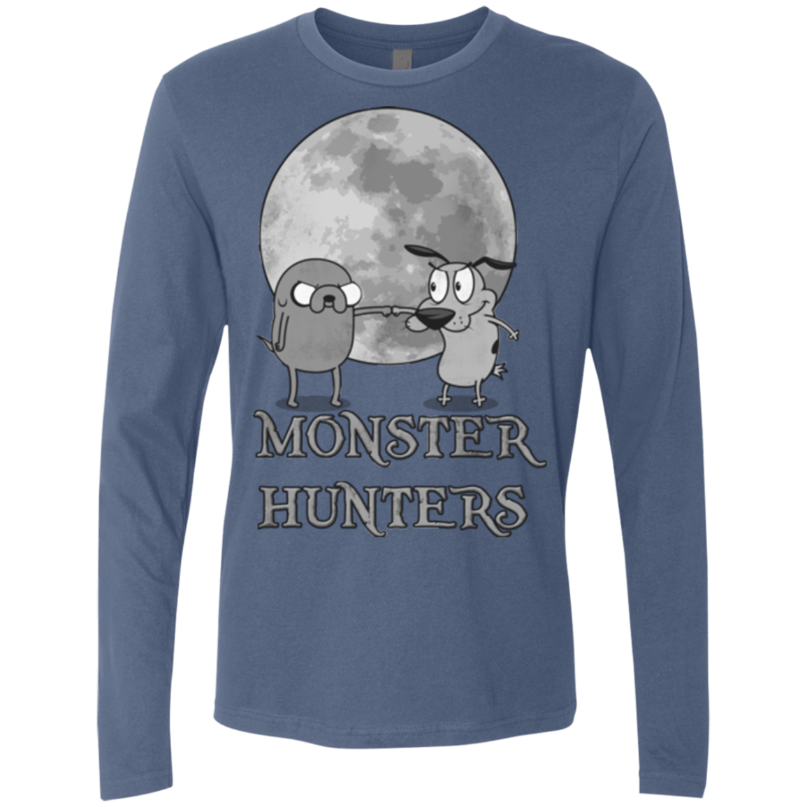 T-Shirts Indigo / Small Monster Hunters Men's Premium Long Sleeve