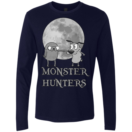 T-Shirts Midnight Navy / Small Monster Hunters Men's Premium Long Sleeve
