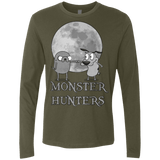 T-Shirts Military Green / Small Monster Hunters Men's Premium Long Sleeve