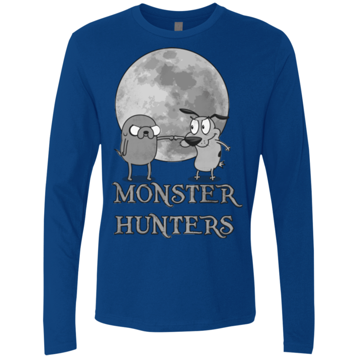 T-Shirts Royal / Small Monster Hunters Men's Premium Long Sleeve